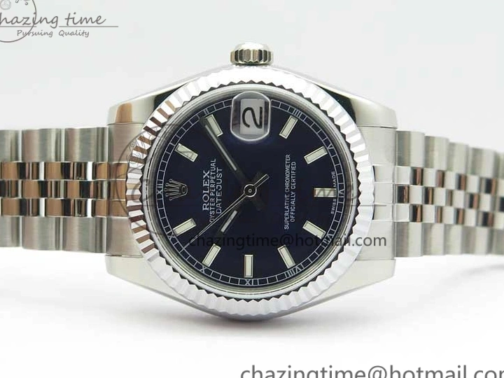 MiroTime 0227 Reliable Datejust 31mm 178274 SS GSF Best Edition Blue Stick Markers Dial on SS Jubilee Bracelet SEIKO NH05A 3048